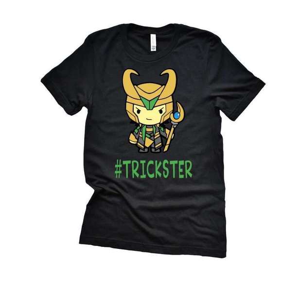 Loki Chibi T Shirt Avengers God Of Mischief - Picture 1 of 4